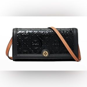 🖤🧡Tory Burch T Monogram Patent Leather Wallet